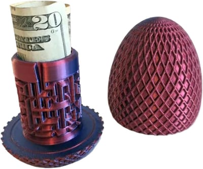 Geld Puzzel Doos - Grappige Ei Puzzel - Vermaak & Opslag - 3D Geprint Ontwerp
