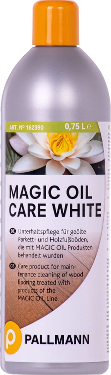 Pallmann Magic Oil Care White 0.75L - Onderhoudsproduct voor geoliede houten vloeren.