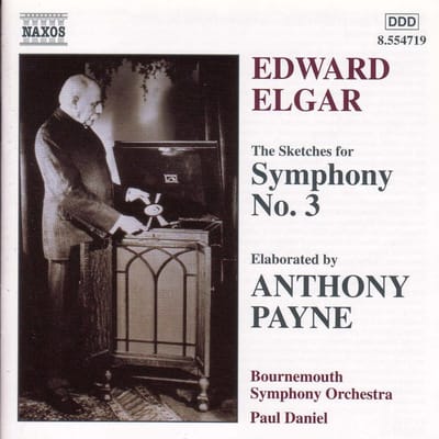 Bournemouth Symphony Orchestra, Paul Daniel - Elgar: Symphony 3 Sketches (CD)