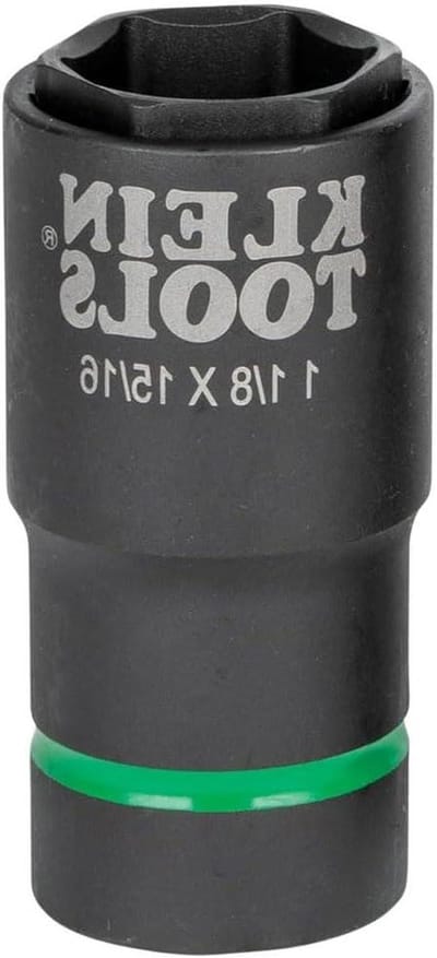 Slagmoer Dop - Dubbele Dop - Bevestigingen Losdraaien - 2 Maten in 1 - 1-1/8 & 15/16 Inch - Metaal