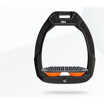Zwart/Grijs/Oranje Endurance veiligheidsstijgbeugels Flex-On Safe-On