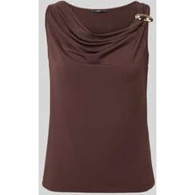 Top met asymmetrische cascadehals