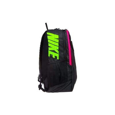 Nike Verstelbare Schouderband Polyester Rugzak Grote Maat Unisex Rugzakken Zwart BA4899-010 Pure Black black