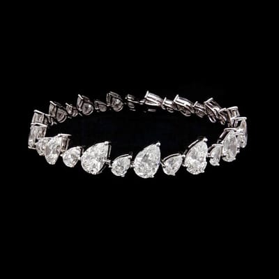 Victoria Valenza 925 Sterling Zilveren Tennisarmband met Zirkonia Stenen - Armband - 925 sterling zilver - Zilverkleurig - Tennisarmband - Zirkonia