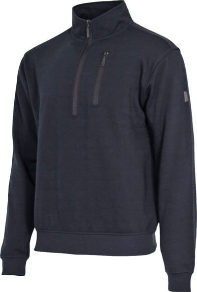 Donnay - Fleece sweater met ¼ Zip rits (Thijs) - Sporttrui - Heren - Navy (010) - maat M