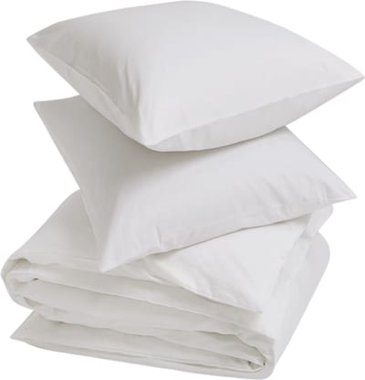 Yumeko dekbedovertrek katoen TENCEL™ wit 200x220 + 2/60x70 - Biologisch & ecologisch