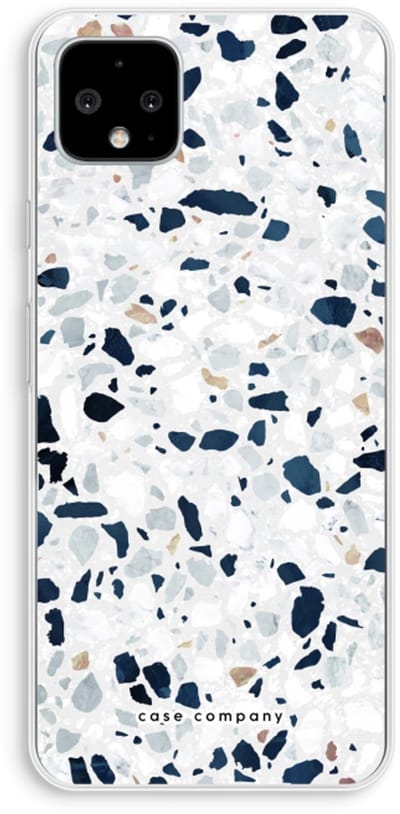 Case Company® - Hoesje geschikt voor Google Pixel 4 XL hoesje - Terrazzo N°1 - Soft Cover Telefoonhoesje - Bescherming aan alle Kanten en Schermrand