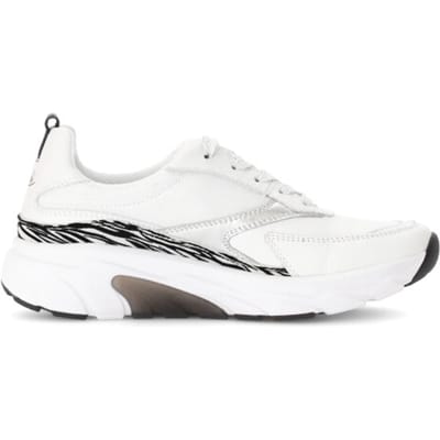 Gabor rollingsoft sensitive 66.935.50 - dames rollende wandelsneaker - Wit - maat 37 (EU) 4 (UK)