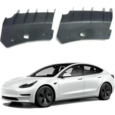 2x voorbumpersteunbeugels voor Tesla Model 3 2017-22 108417000B 108416900B gray
