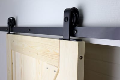Wovar Zwart Schuifdeursysteem met Rails | T|Model Compleet 200 cm | Per Set