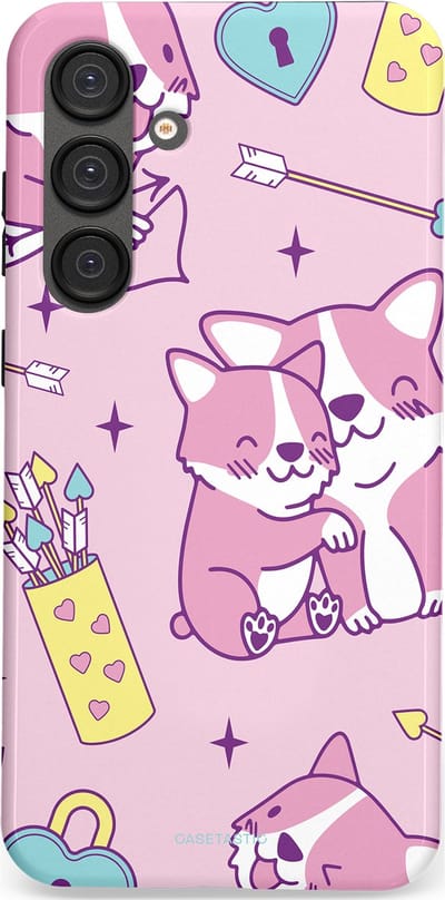 Casetastic Hoesje Geschikt voor Samsung S25 Plus - Stijlvolle Beschermende Duo-layer Case - Cupi Cori