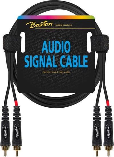 Boston audio signaalkabel Rca - Rca - Tulp naar Tulp 3 Meter