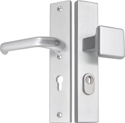 HMB M-Line | Veiligheidsbeslag | Recht Breed | PC72 | Kruk/Knop | Kerntrekbeveiliging - 137230