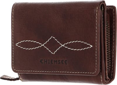 CHIEMSEE Leren Portemonnee Leather Wallet Brown Bruine