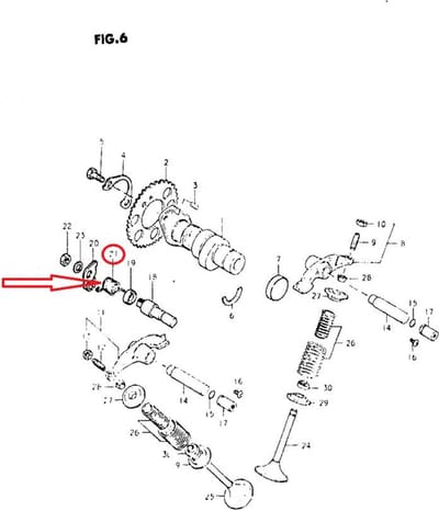 Ressort origine pour moto Suzuki 500 DR 1983 à 1988 09448-17014-000 Ø17.9 Neuf