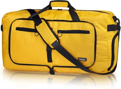 Thijox - 65L Opvouwbare Reistas - Waterdichte Sporttas met Schoenenvak voor Mannen en Vrouwen - Lichtgewicht Reisbagage voor Weekend, Camping, Gym, Za