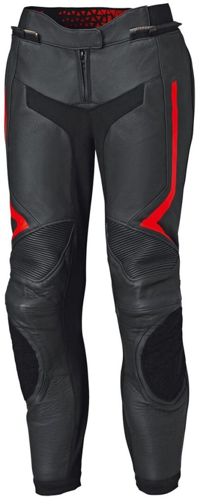 Held Street Rocket 4 Dames Zwart Rood Leren Motorbroek - Broek