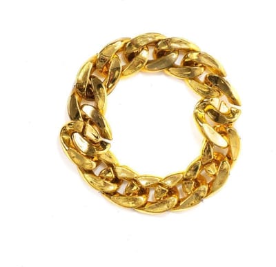 Partychimp Voordeelverpakking 6 pack Gouden Pimp Armband Voor Bij Carnavalskleding Heren Carnavalskleding Dames Carnaval Accessoires Carnaval – Goud – 6 pack