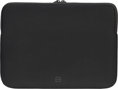Tucano Elements Sleeve MacBook Pro/Air/Neo 13 – Robuuste 4mm Neopreen Constructie – Flatlock Constructie voor Beste Pasvorm – Antislip Systeem voor Veiligheid - Zwart