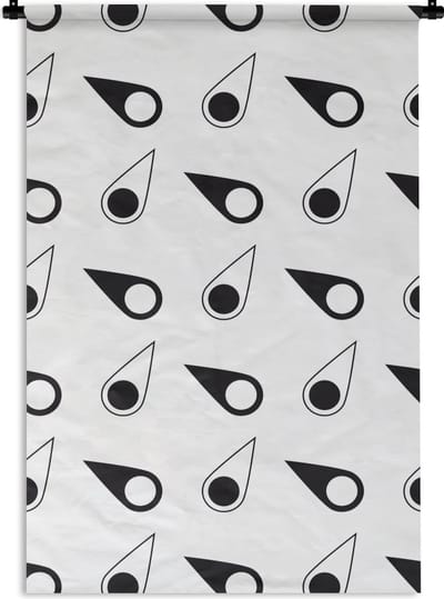 Wandkleed - Wanddoek - Kompas - Patronen - Reizen - 60x90 cm - Wandtapijt