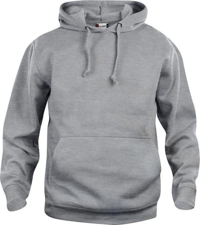 Clique Basic hoody Grijs Melange maat XXL