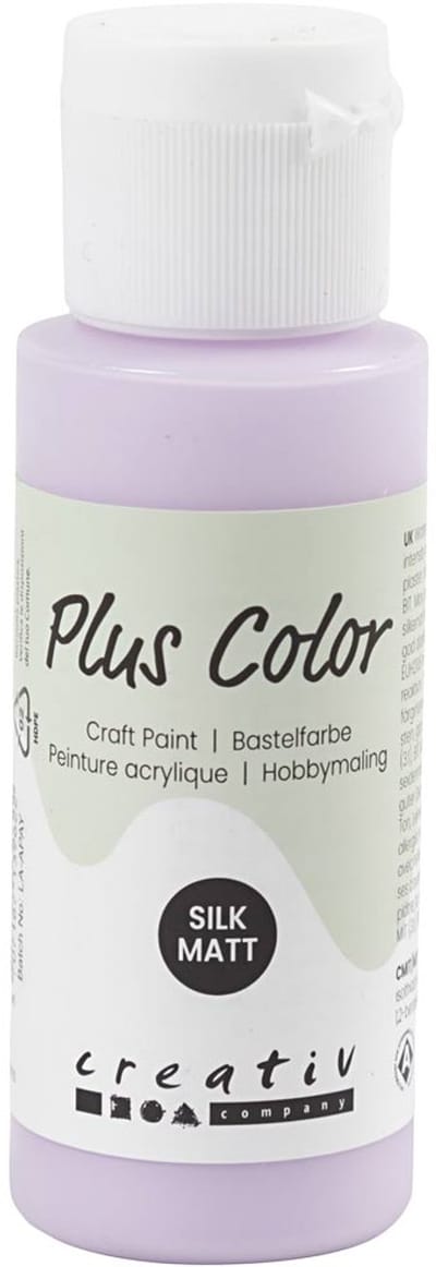 Plus Color Acrylverf, pale lilac, 60 ml/ 1 fles