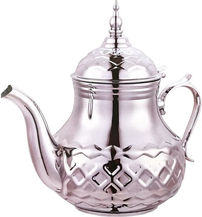 Oosterse Marokkaanse - Turkse -Theepot-1.5 L - RVS