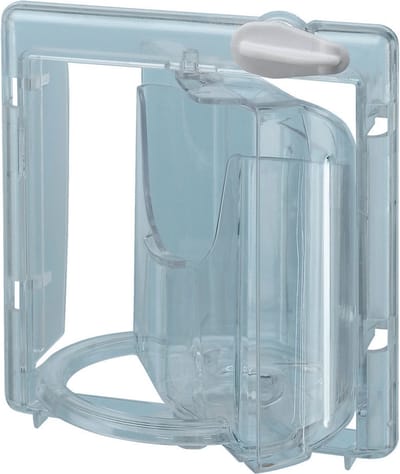 Ferplast Voerbakje Brava 1 - Vogel - Voerbak- Drinkbak - 8.8x9.5x6.8 cm Transparant