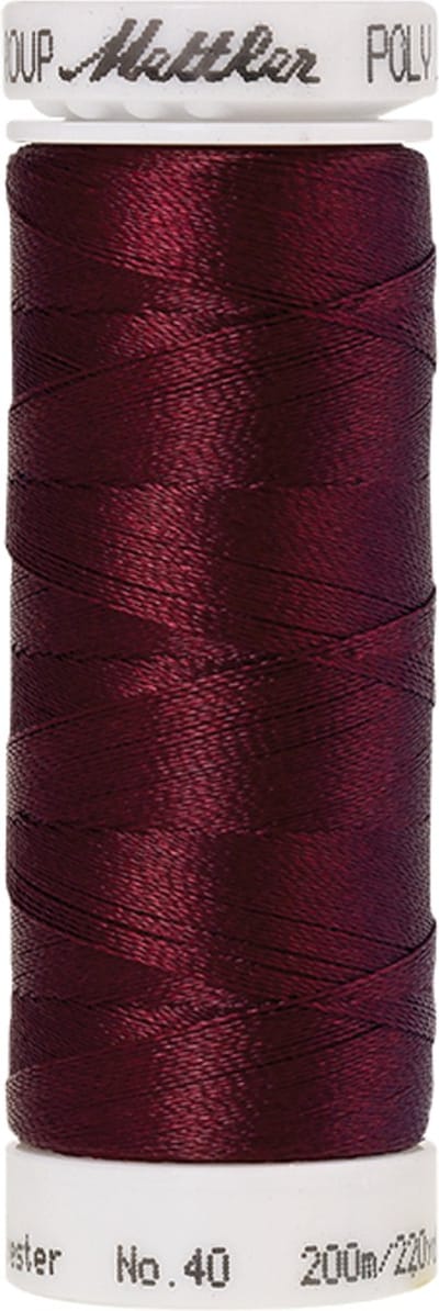 Mettler borduurgaren - Rood - Nr 2123 - Polysheen - 200 meter