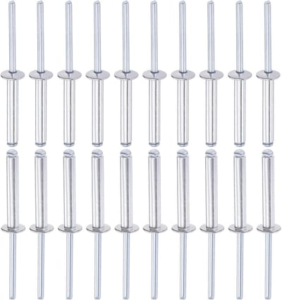 Set van 60 Stuks Blinde Klinknagels 5x30mm - Open Eindklinknagels Aluminium