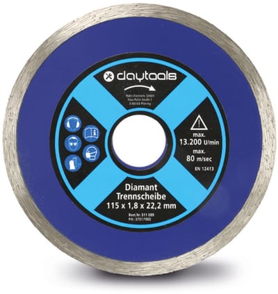 DAYTOOLS Diamantschijf, Ø 115 mm,