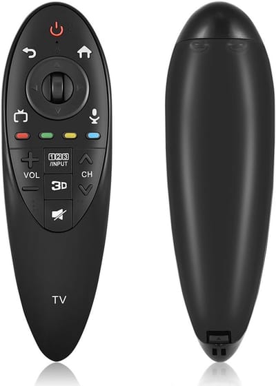 Afstandsbediening Vervanging voor TV - Smart TV - Afstandsbediening - Vervanging - Zwart - Compatibel - LG AN-MR500G - AN-MR500 - MBM63935937