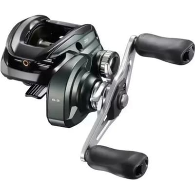Linkshandige hengelsporto reel Shimano Curado M 201