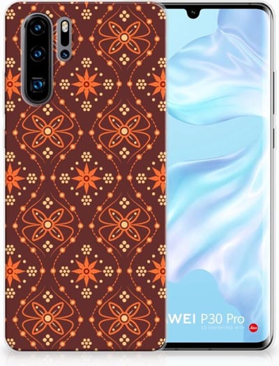Huawei P30 Pro TPU bumper Batik Brown