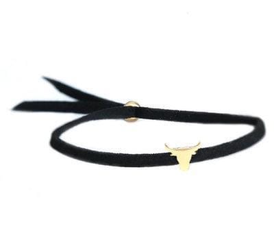 Armbandje buffalo black gold
