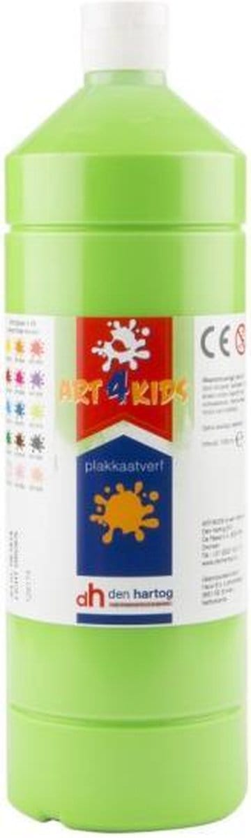 Plakkaatverf Art4Kids LICHT GROEN 1000ml
