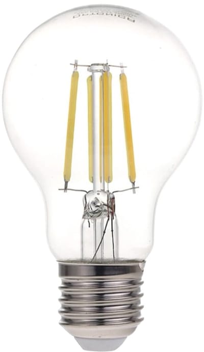 Optonica LED Filament Lamp A60 E27 - 6W (vervangt 40W) - 630lm - 4000K Neutraal Wit - 230V - Ø 60mm - Energiezuinig