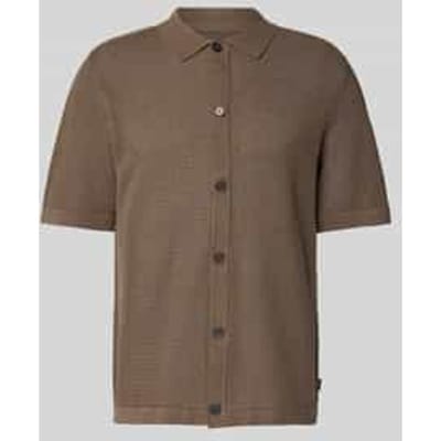 Jack & Jones Gebreide overhemd Effen Gebreide overhemd