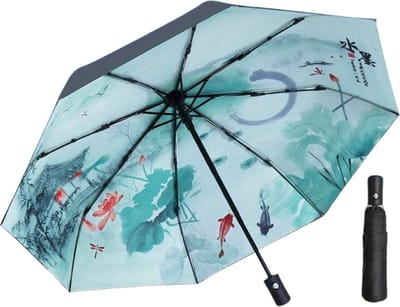 Nivard Luxe Stormparaplu - Windproof Paraplu - Stormproef - Opvouwbaar - Automatisch Uitklapbaar - Umbrella - Koi