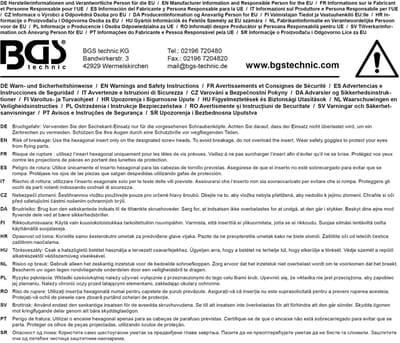 BGS Dopsleuteldop zeskant diep - 1/2 - 13 mm