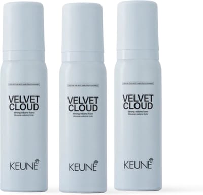 3 stuks - Keune - Velvet Cloud - Strong Volume Foam 75 ml