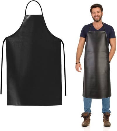 Dailygoods- Werkschort Waterdicht - Kunstleren Schort - Verstelbaar - Heavy Duty - Antirimpel - Krasbestendig - Ademend Materiaal