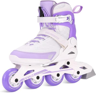 Inline schaatsen - Skeelers voor volwassenen - Fitness en sport - Unisex ontwerp - Maat 39 - Wit