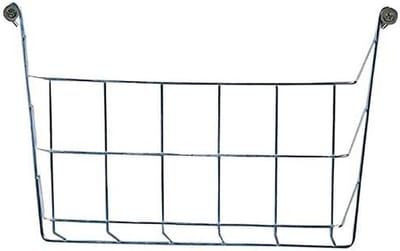 Konijnenstal - Knaagdierverblijf - Voedselpresentatie - Verzinkt metaal - 30 x 15 x 10 cm - Zilver