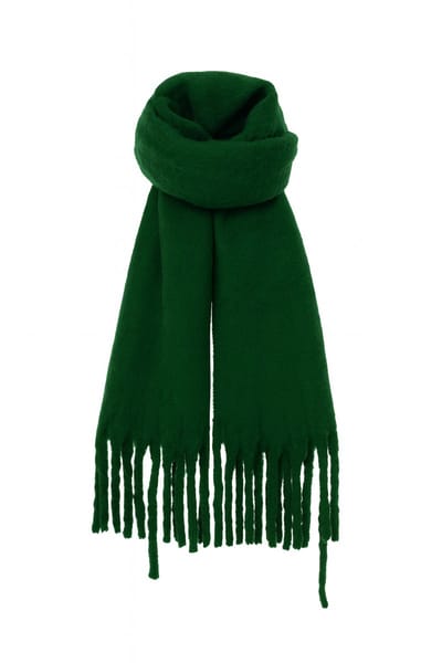 Hidzo Sjaal – Groen – Dikke Zachte Wintersjaal – 240×40 cm – Lange Warme Sjaal voor Dames