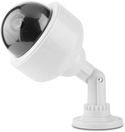 Dummy Beveiligingscamera - Nep Camera - Huis Beveiligen - Knipperende LED - 14 cm - Zwart