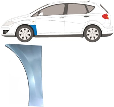 Reparatiepaneel voorspatbord voor Seat Altea 2004-2015 / Links