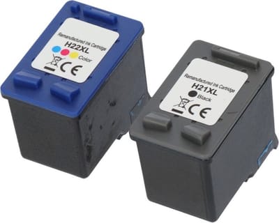 Huismerk geschikt voor HP 21 / HP 22 XL inktcartridges - Geschikt voor Deskjet 3940 - D1560 - D2360 - D2460 - F2280 - OfficeJet 4315 - 4355 - PSC 1410