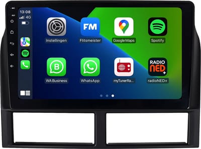 Carplay autoradio voor Jeep Grand Cherokee | Overland | 1999 t/m 2004 | Android 13 | Draadloos Apple Carplay & Android Auto | 2GB + 32GB | 8-Core processor | Davilon | 2025 model | 1999 2000 2001 2002 2003 2004 | Bluetooth & Wifi