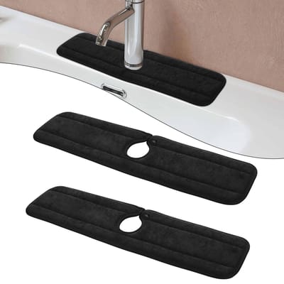 Sneldrogende gootsteenbak antislip waterabsorptie gootsteen canddy organizer spons houder standaard voor black